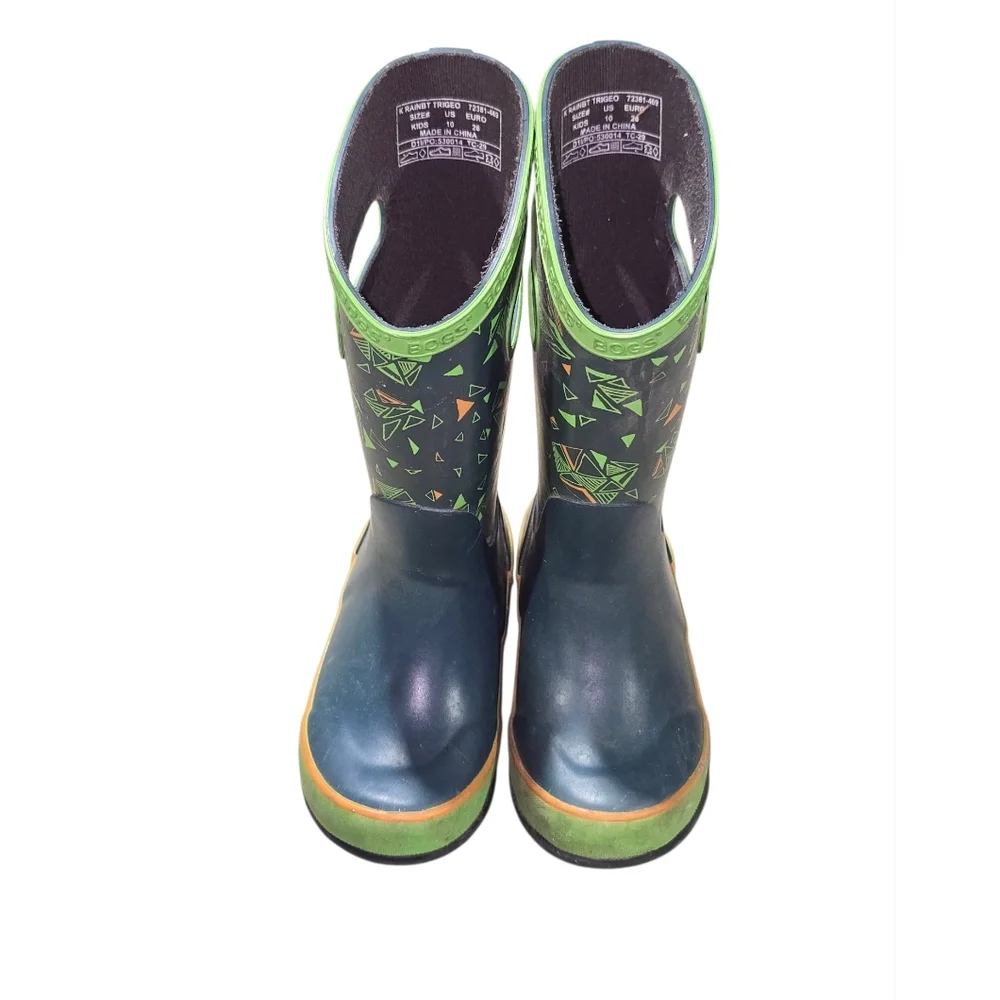 BOGS Youth Rubber Rain Boot Size 10 - Picture 2 of 6